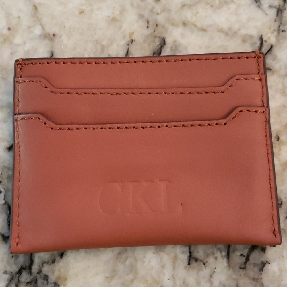 Italian leather card case
Mono:CKL J9598